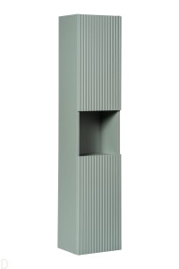 Słupek łazienkowy wiszący szafka łazienkowa wisząca wysoka 140 cm zielona Line Green