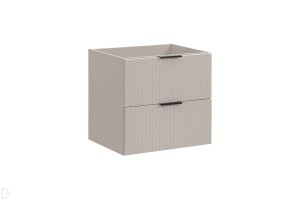 Szafka łazienkowa wisząca pod umywalkę 60 cm kaszmirowa,szuflady,łazienka Adel kaszmir