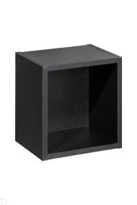 Szafka łazienkowa wisząca czarna regał górny 27*25 Nova black