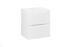 Szafka łazienkowa wisząca 50 cm biała z szufladami, nova white