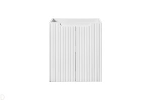 Szafka łazienkowa wisząca 50 cm biała ,drzwi, wygodny pochwyt, nova white