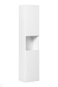 Słupek łazienkowy wiszący szeroki 30 cm ,biały ,wysokość 140 cm, gł.25cm, nova white