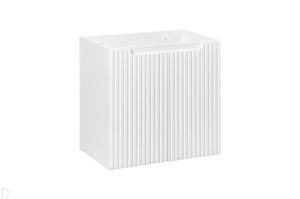 Szafka łazienkowa wisząca 60 cm biała pod umywalkę ,drzwi, wygodny pochwyt, nova white