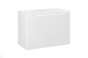 Szafka łazienkowa wisząca pod umywalkę 80 cm biała ,drzwi, pochwyt, nova white