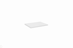 Blat do szafki łazienkowej Nova 60 cm kolor biały, nova white