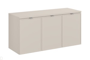 Szafka łazienkowa wisząca kaszmir z blatem łazienkowym 120cm,wybór uchwytów Bella