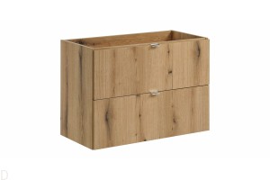 Szafka łazienkowa wisząca pod umywalkę 80 cm z szufladami dąb coast evoke Nova oak