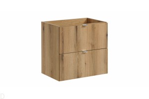 Szafka łazienkowa wisząca pod umywalkę 60 cm z szufladami dąb coast evoke Nova oak