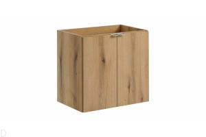 Szafka łazienkowa wisząca pod umywalkę 60 cm z drzwiami dąb coast evoke Nova oak