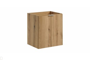 Szafka łazienkowa wisząca pod umywalkę 50 cm z drzwiami Nova oak