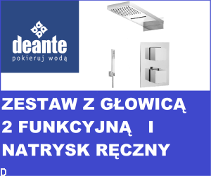 ZESTAW PODTYNKOWY DEANTE KWADRATOWY TERMOSTATYCZNY Z GŁOWICĄ 2 FUNKCYJNA MULTIBOX I NATRYSKIEM RĘCZNYM 