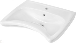 UMYWALKA VITAL BIAŁA WISZĄCA, 60 CM Z PRZELEWEM