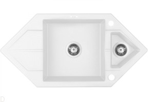 ZLEWOZMYWAK 1,5 KOMOROWY Z OCIEKACZEM DEANTE HEXON ZQPA653 ALABASTER