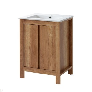 SZAFKA Z UMYWALKĄ 60 CM CLASSIC OAK DĄB COUNTRY