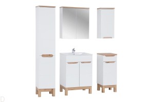 ZESTAW MEBLI ŁAZIENKOWYCH BALI 60 CM BIAŁY
