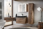 ZESTAW MEBLI ŁAZIENKOWYCH SANTA FE OAK 80 CM