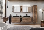 ZESTAW MEBLI ŁAZIENKOWYCH SANTA FE OAK 180 CM
