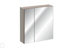 SZAFKA ŁAZIENKOWA Z LUSTREM 60 CM SANTA FE TAUPE