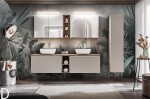 ZESTAW MEBLI ŁAZIENKOWYCH SANTA FE TAUPE 180 CM