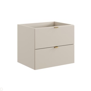 Szafka łazienkowa wisząca Dalia kaszmir 60 cm, szuflady